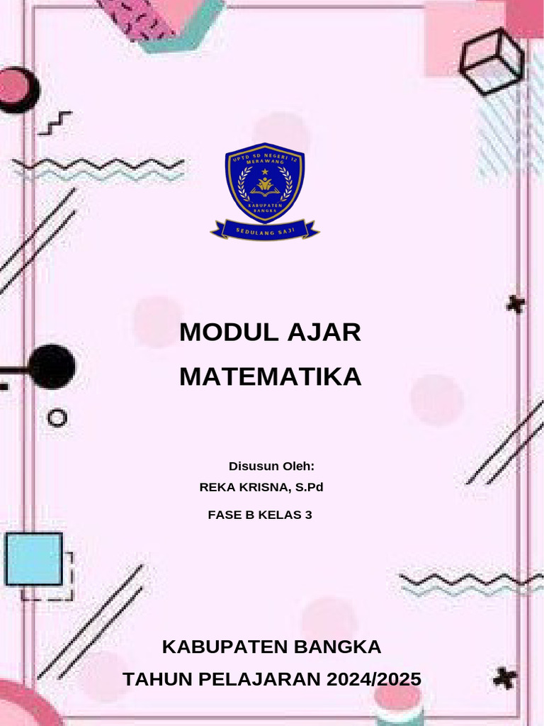 Modul Ajar Matematika Kelas 3 SD | PDF