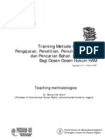 Makalah: Training Metode Pendekatan