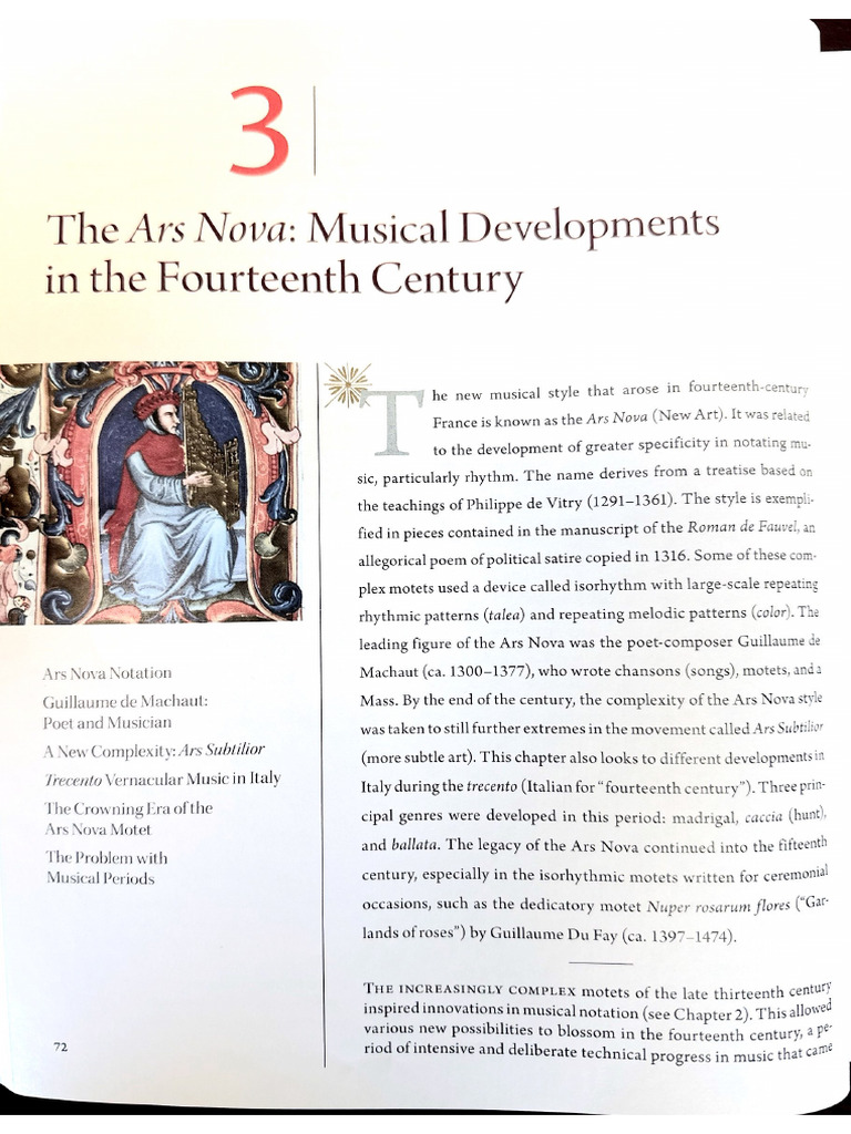 Ars Nova Notation | PDF