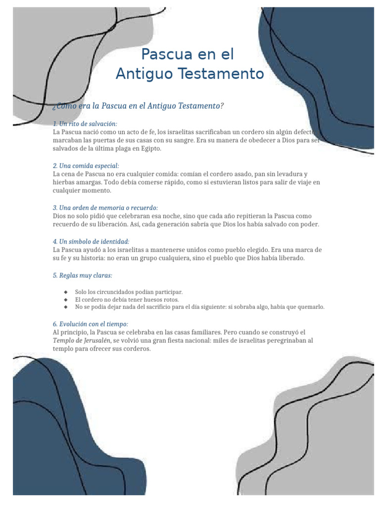 La Pascua: Tradición y Evolución Histórica | PDF | Pascua de ...