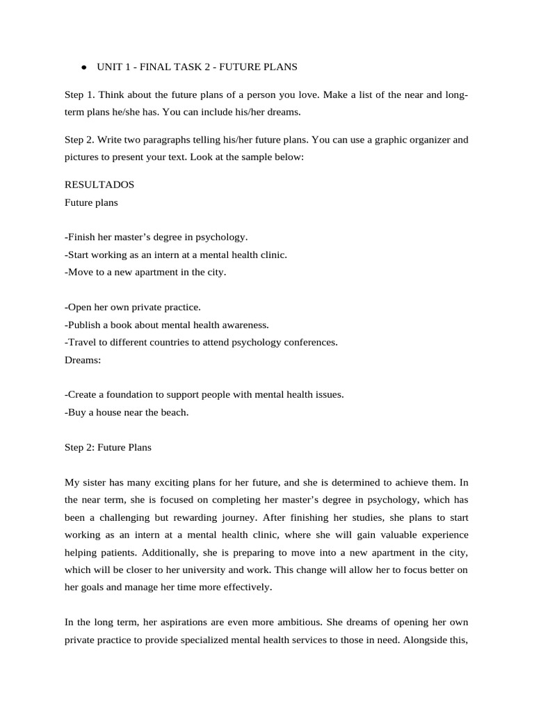 Future Plans and Dreams in Psychology | PDF