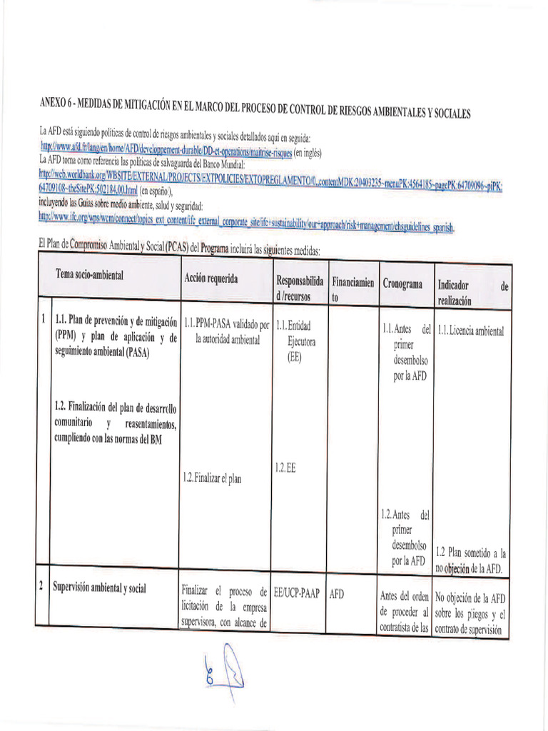 Anexo 1 - Pcas | PDF