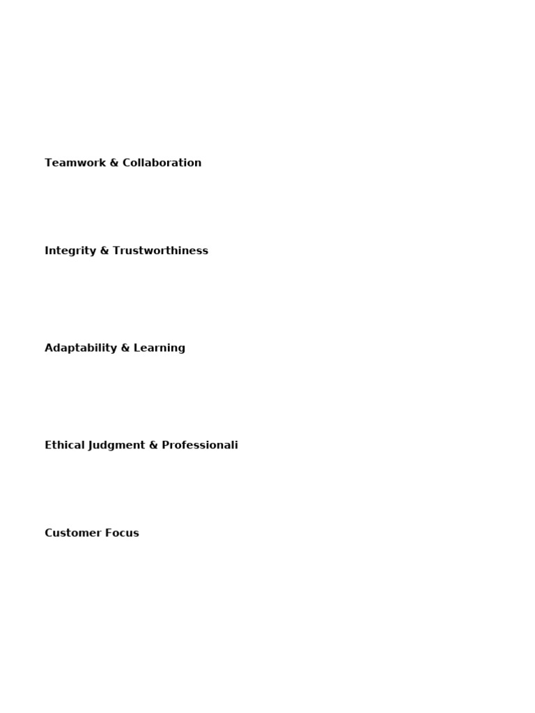 SMS Competency Framework Overview | PDF | Integrity | Goal