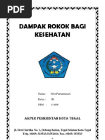 Download Makalah Dampak Merokok Bagi Kesehatan Dan Lingkungan by Fhitrie IngindDcyank CwoSetia SN94091947 doc pdf