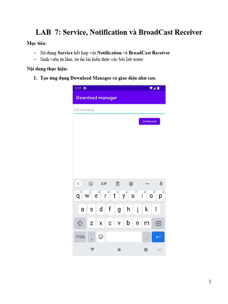 LAB 7-Service Notification | PDF