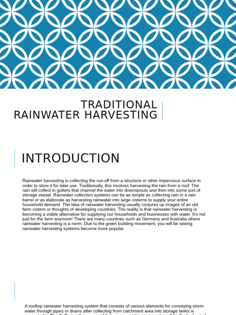 Rainwater Harvesting for Schools | PDF | Water Supply | Transparent ...