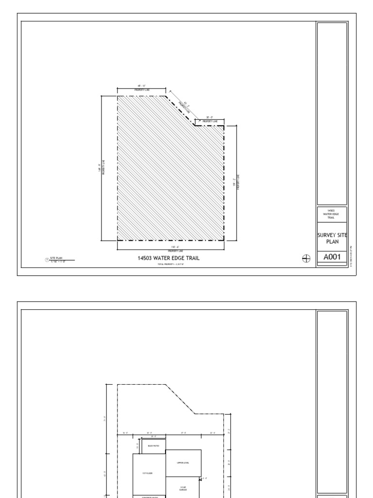 Property Survey and Floor Plans | PDF | Basement | Home