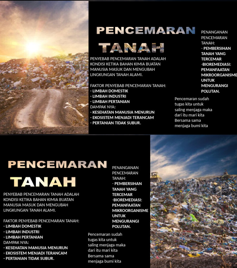 Penyebab dan Penanganan Pencemaran Tanah | PDF