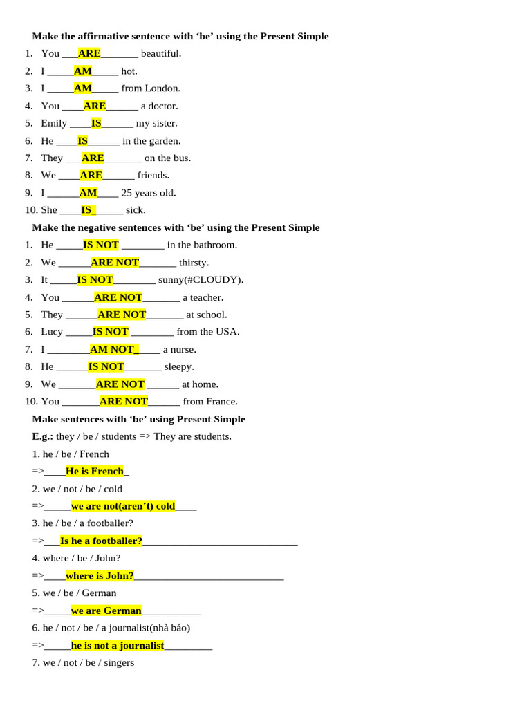 Practice With Present Tense | PDF | Chess Openings | Chess