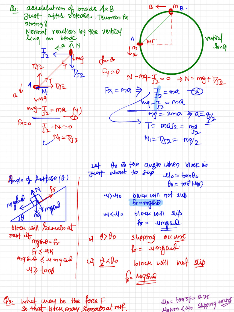 Dynamics of Beads and Blocks Analysis | PDF