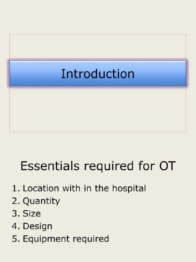 Ot Notes | PDF