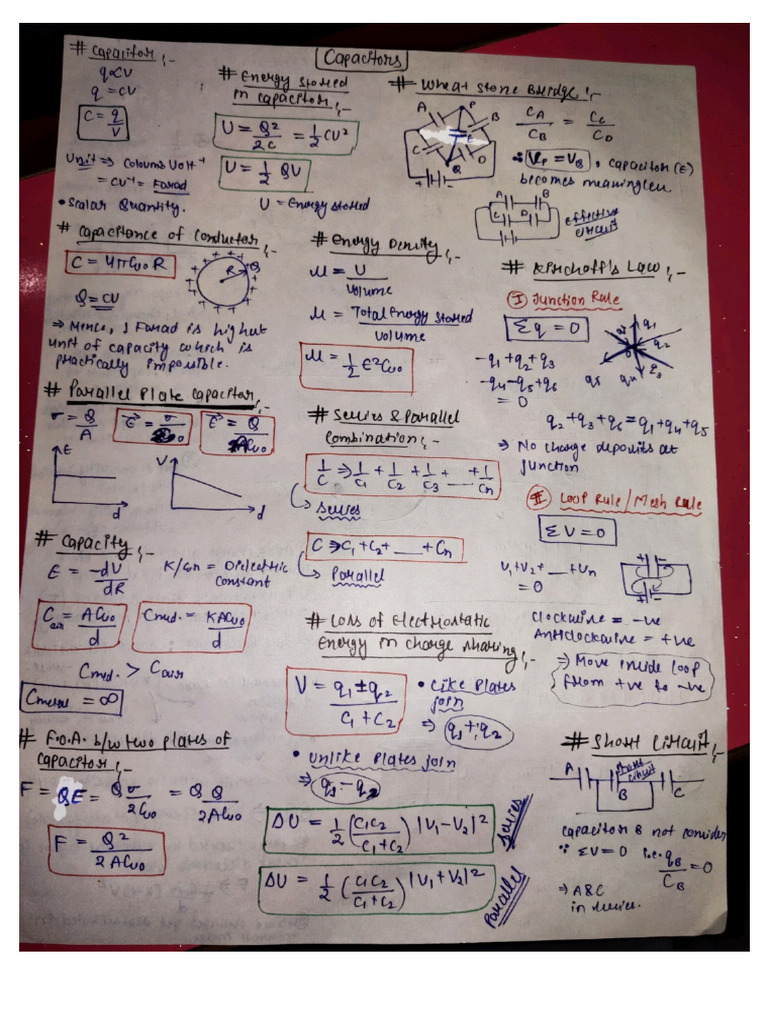 Current Electricity Short Notes | PDF