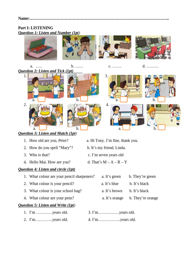 Listening and Reading Practice Test | PDF | Chess Theory | Chess