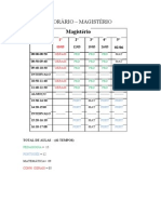 horario exatos