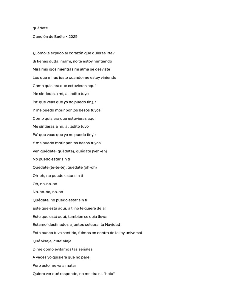 Letra de 