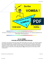 Do The VOMBA! Vertically Oriented Multi-Band Antennas