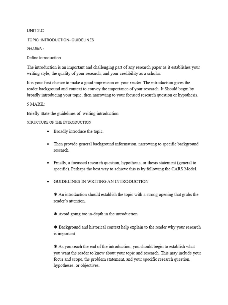 Research Methodology CARS Models | PDF | Nutrition | Diet & Nutrition