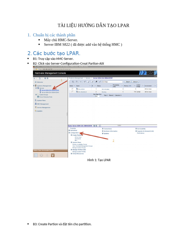 Abb- Tài Liệu Hướng Dẫn Tạo Lpar v1.0 | PDF