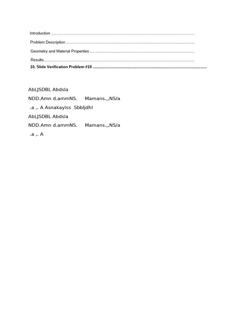 Geometry and Material Properties Analysis | PDF