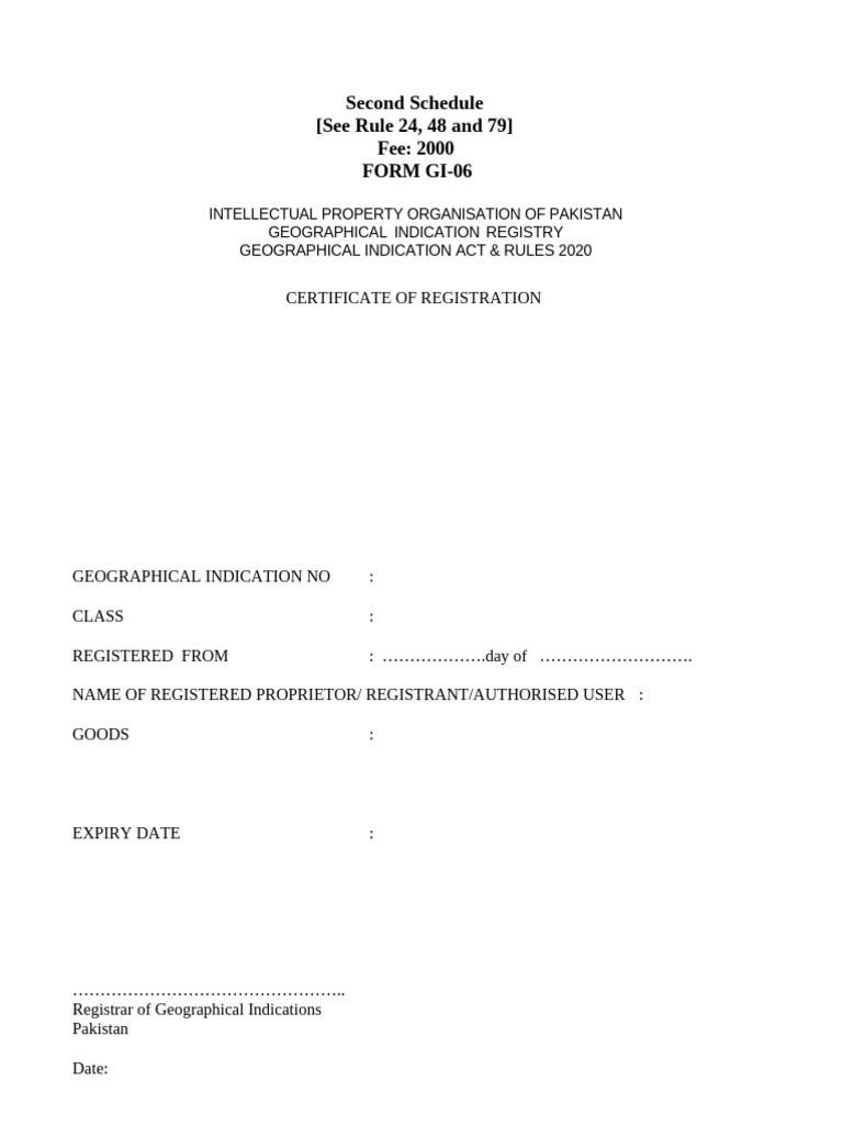 Form Gi-06 | PDF