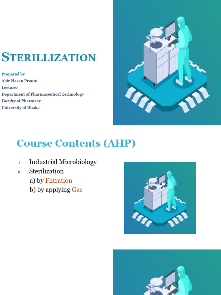 Methods of Sterilization Explained | PDF | Sterilization (Microbiology ...