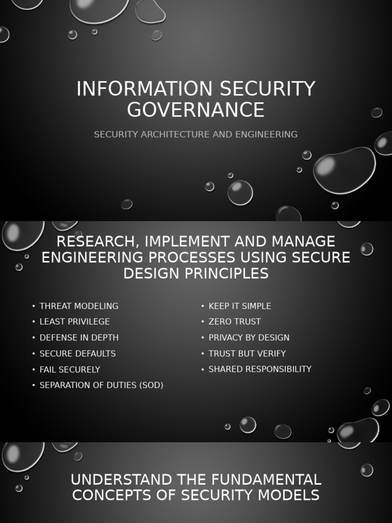 Information Security Governance | PDF | Cryptography | Security