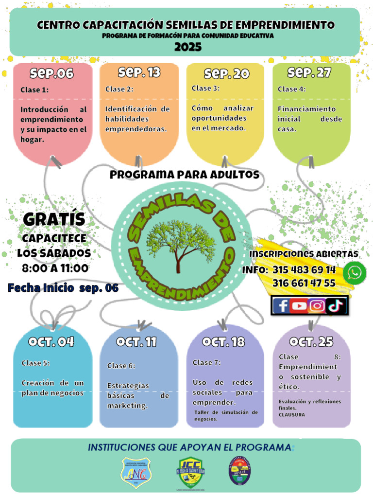Programa de Emprendimiento 2025 Gratis | PDF