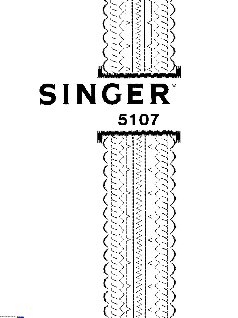 Singer 5107 Sewing Machine Instruction Manual | PDF