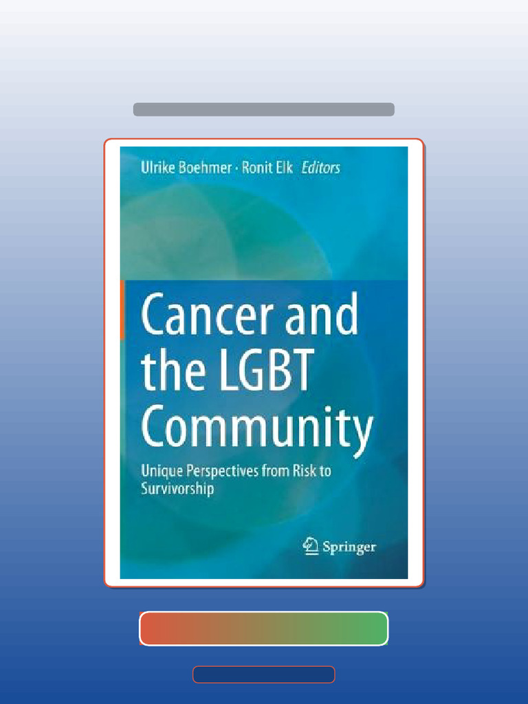 Ultimate Bundle Cancer and the LGBT Community Unique Perspectives From ...