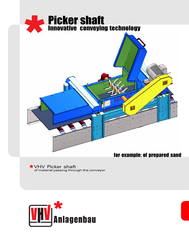 VHV Picker Shaft: Advanced Conveying Tech | PDF