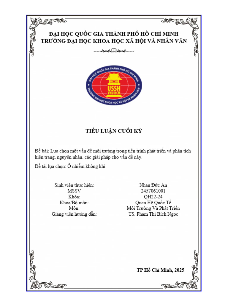 Luận Cuối Kỳ Mtpt | PDF