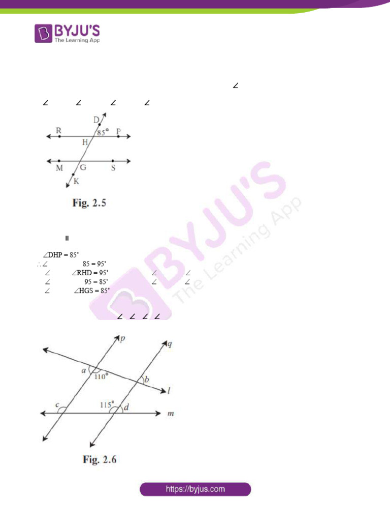 Maharashtra Class 9 Maths: Parallel Lines Solutions | PDF | Geometry ...