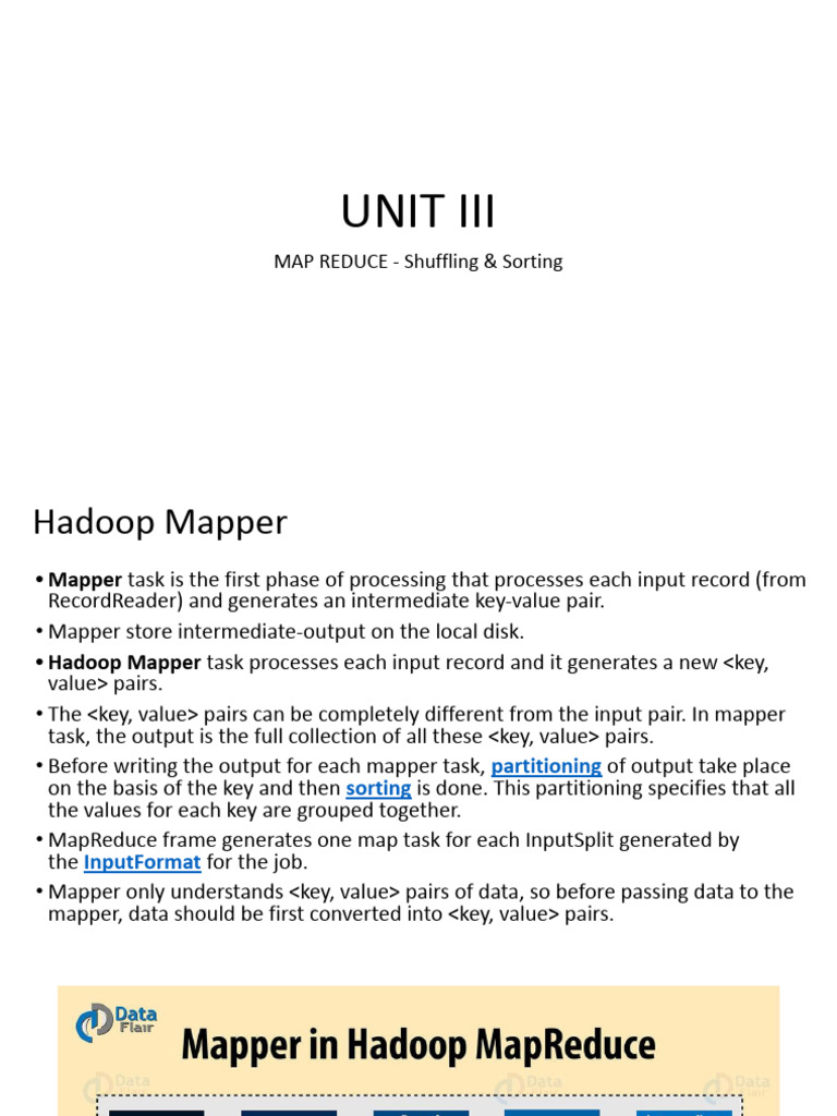 Hadoop MapReduce: Mapper & Reducer Overview | PDF | Map Reduce | Apache ...