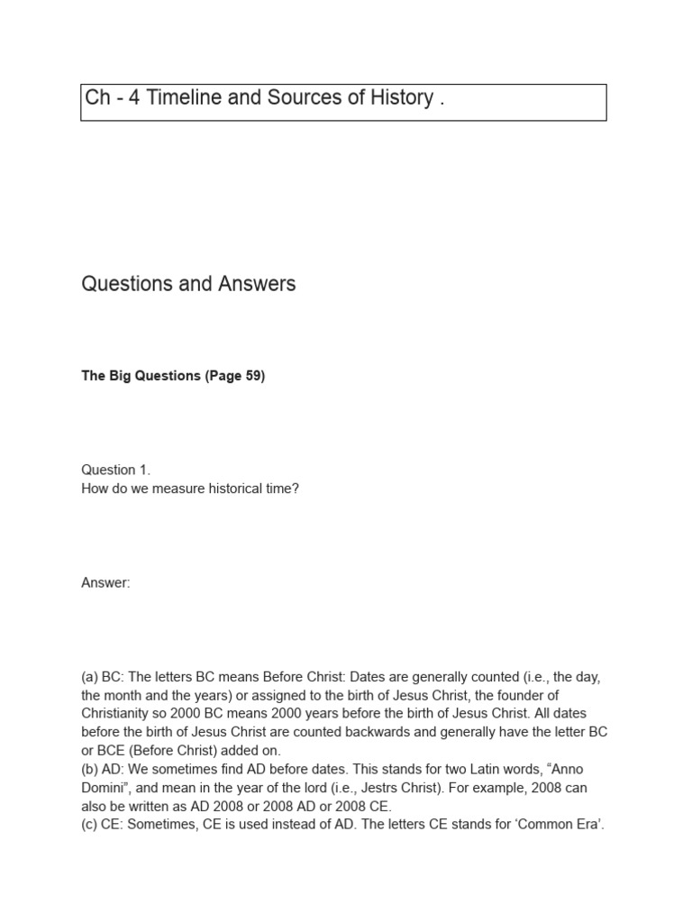 Understanding Historical Time and Sources | PDF | Anno Domini | Common Era