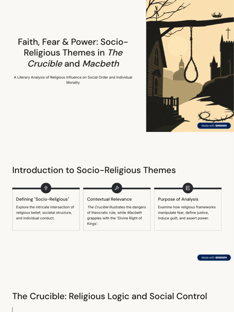 Religious Themes in Macbeth Analysis | PDF | Macbeth | Conscience