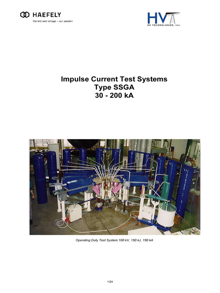 Lightning Current Testing Systems Overview | PDF | Electric Current ...