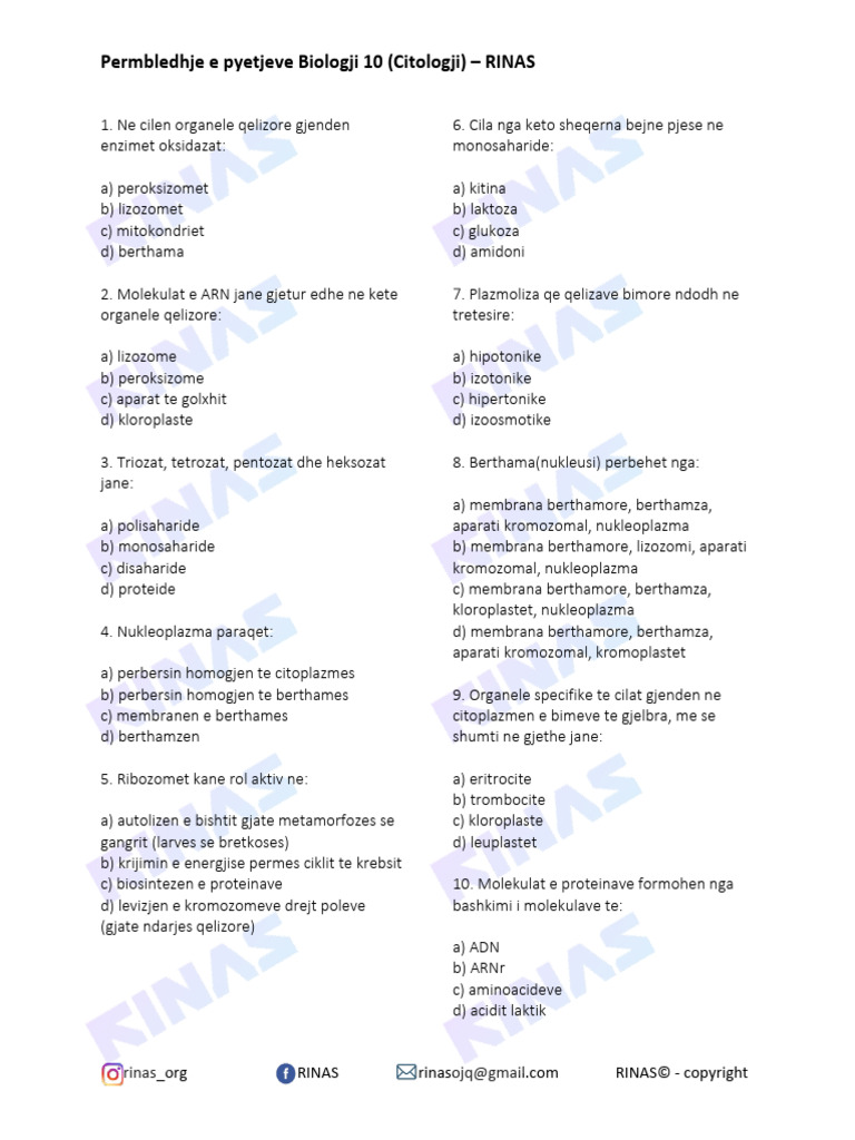 Pyetje Dhe Ushtrime 2 | PDF