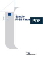 Sample Financial Plan