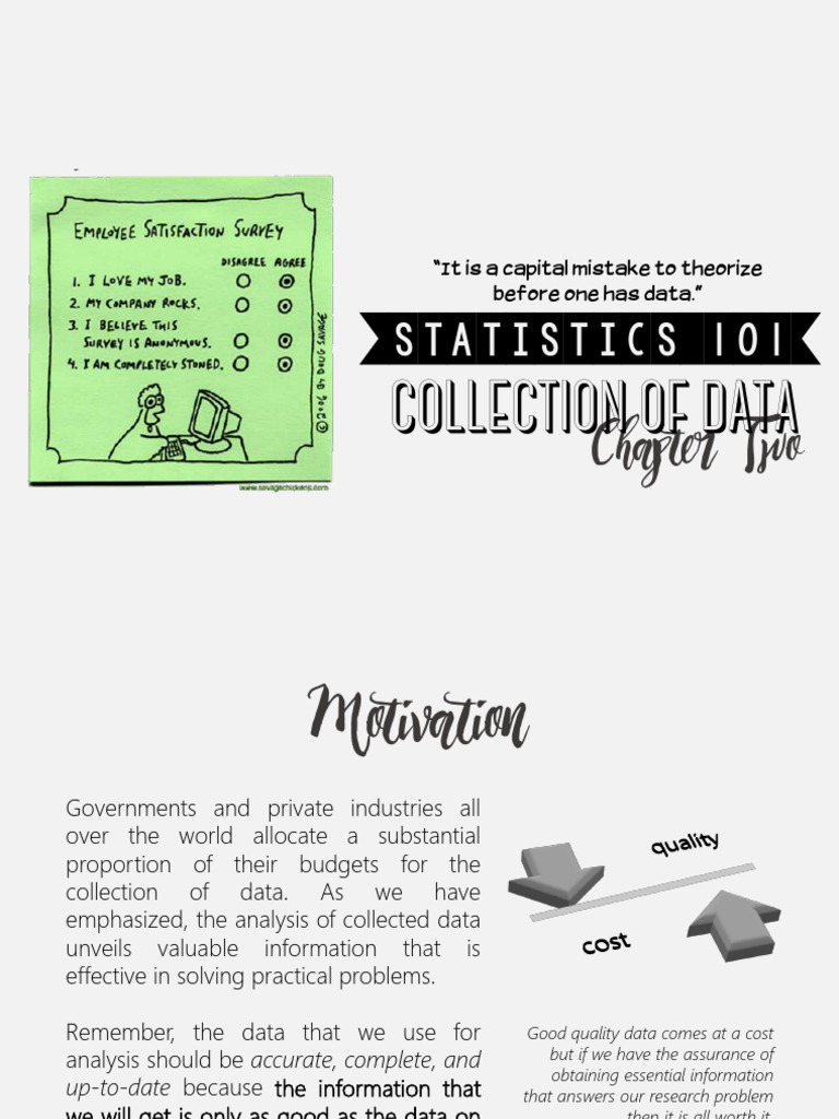 02 Collection of Data (1) | PDF | Level Of Measurement | Survey Methodology