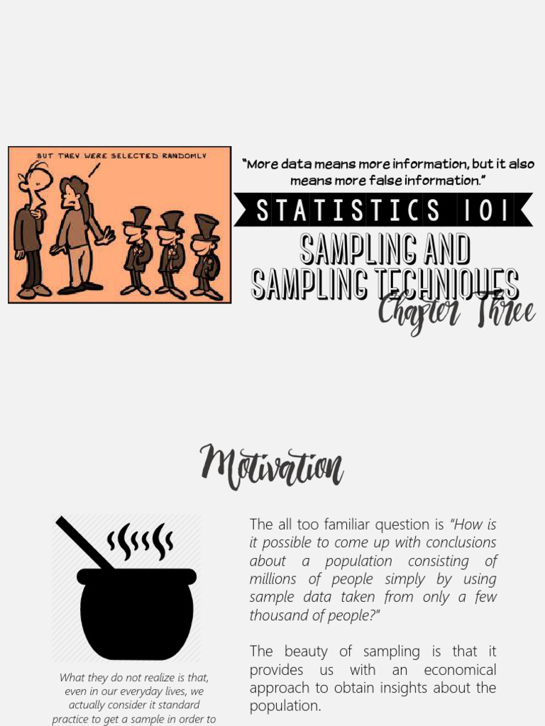 Sampling Techniques in Statistics 101 | PDF | Sampling (Statistics ...