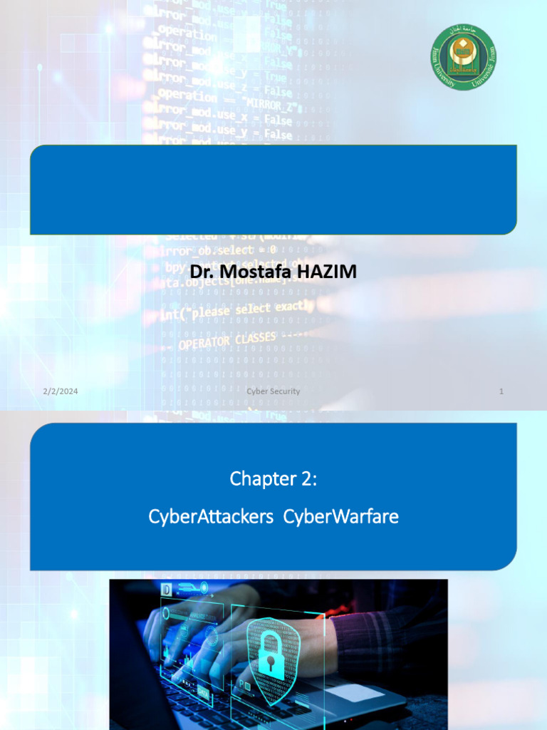 Types of Cyber Attackers Explained | PDF | Security | Computer Security