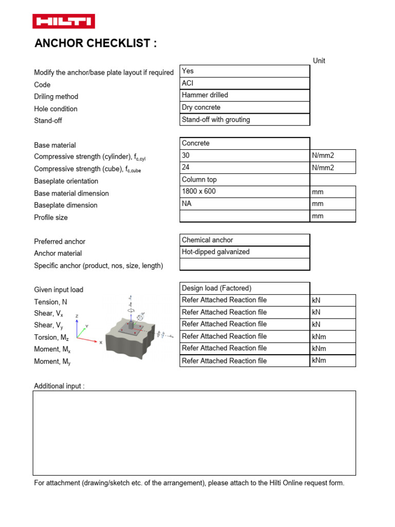 Anchor Installation Checklist Guide | PDF