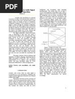 Echo Cancellation in Audio Signal Using LMS Algorithm