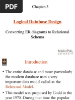 Logical Database Design: Chapter-3