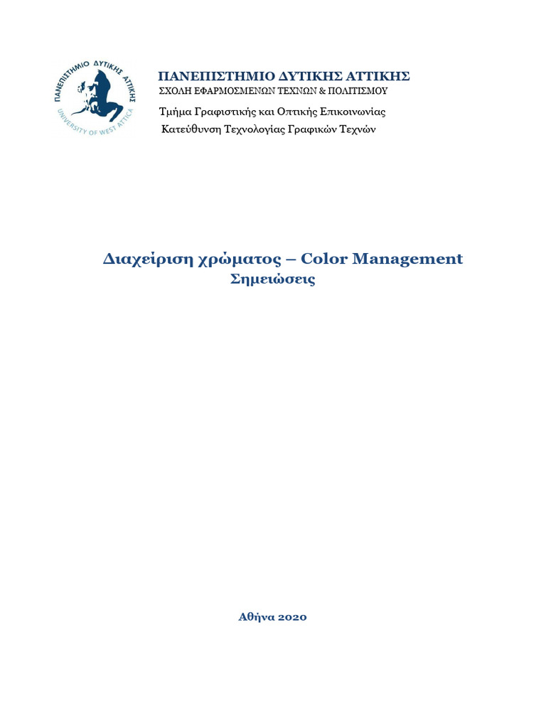 Color Management | PDF