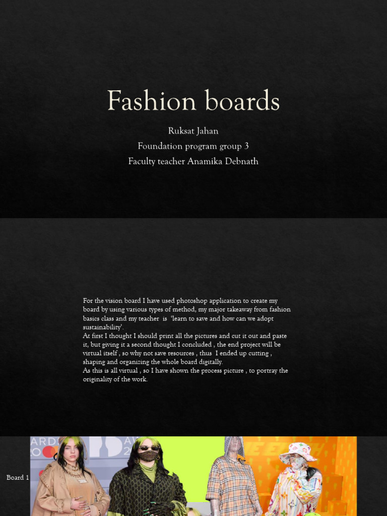 Fashion Boards | PDF