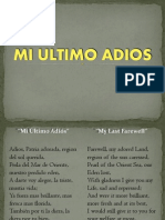 Rizal Mi Ultimo Adios