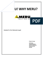 Meru! Why Meru?: Submitted To: Prof. Shirshendu Ganguli