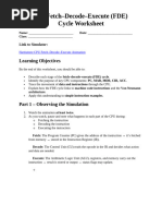 Understanding the F-D-E Cycle Steps | PDF