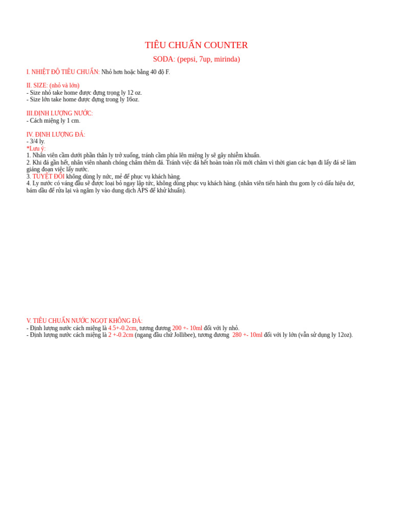 Tiêu Chuẩn Counter | PDF